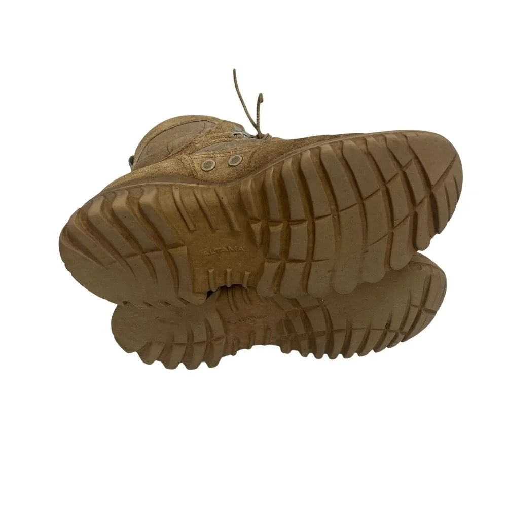 Altama 5788 Tactical‎ Assault Boots Mens 8 Wide Coyote Tan Suede Made in USA